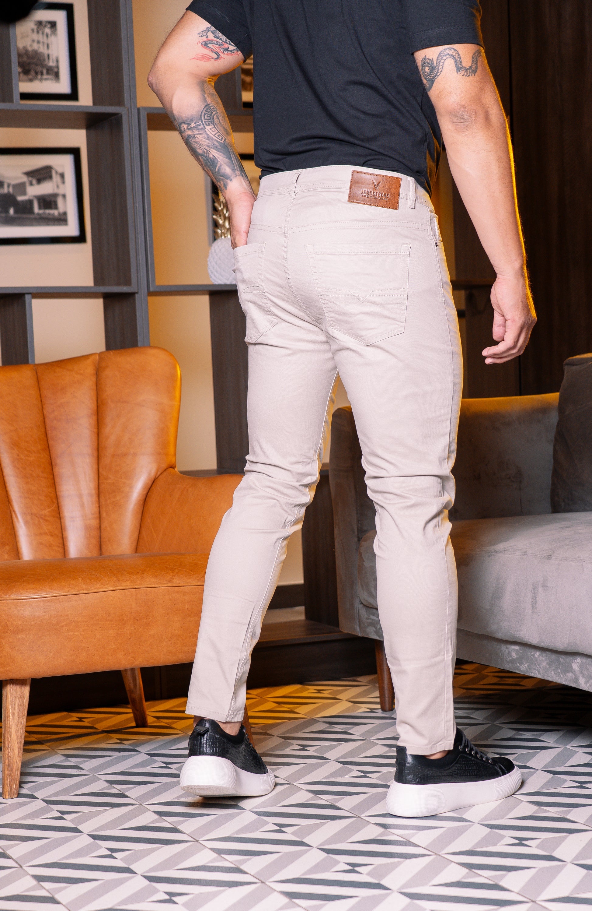 PANTALON BEIGE  REF 7619-B