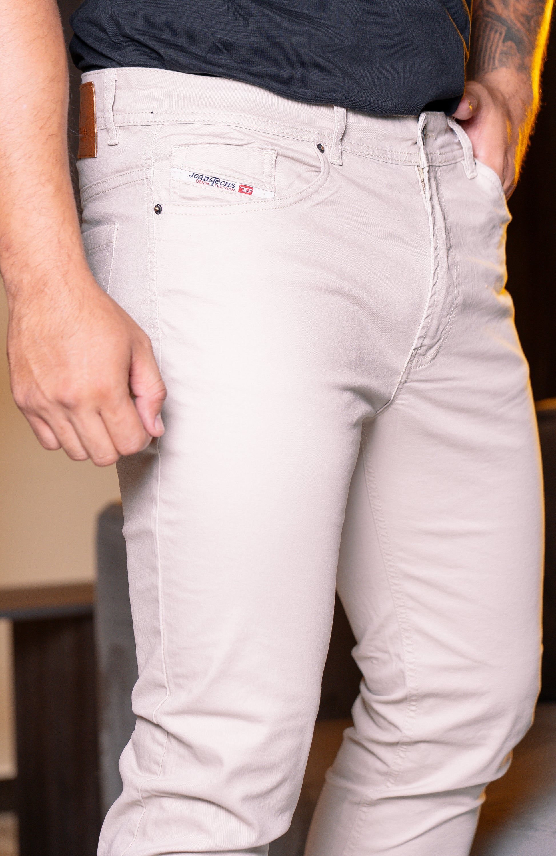 PANTALON BEIGE  REF 7619-B