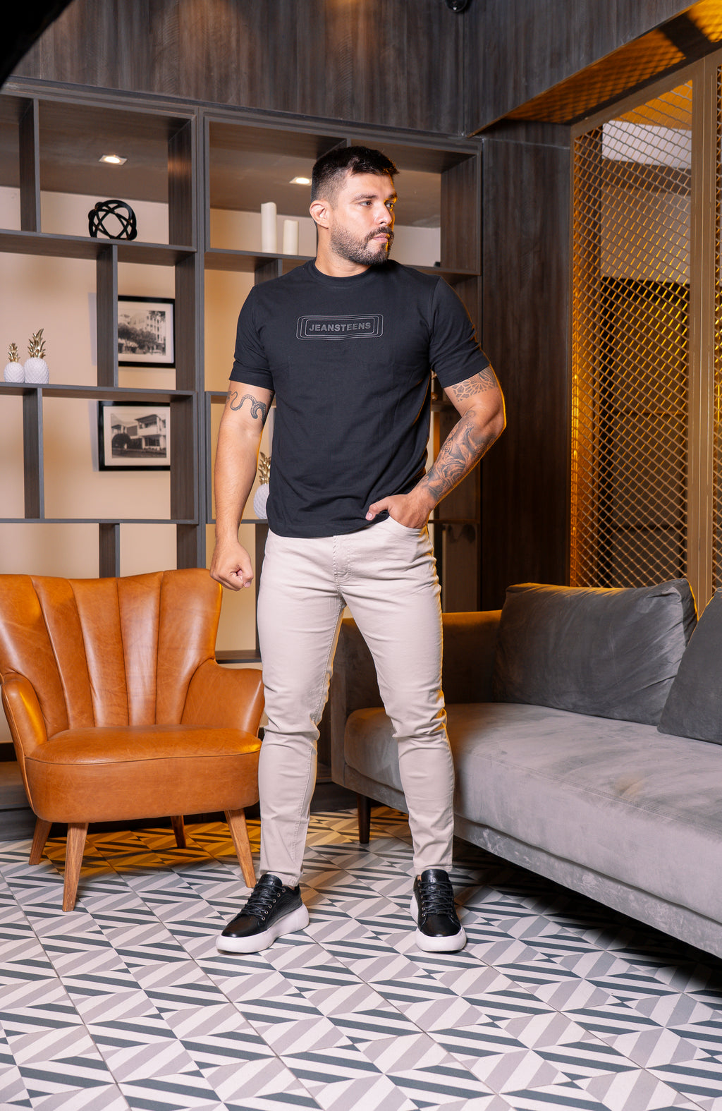 PANTALON BEIGE  REF 7619-B