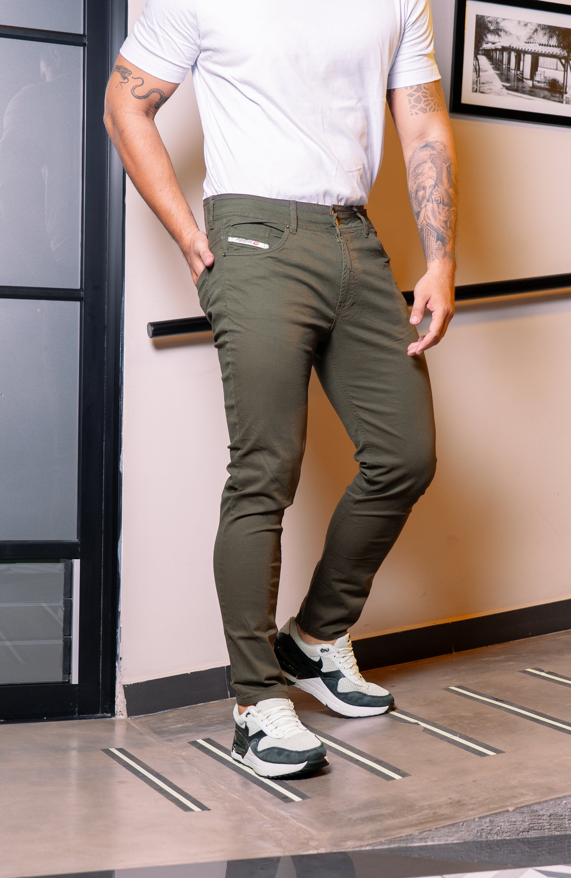 PANTALON VERDE REF 7619-V